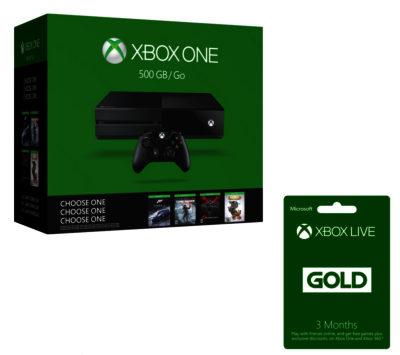 MICROSOFT Xbox One & Xbox LIVE Gold Membership 3 Month Subscription Name Your Game Bundle MICROSOFT Xbox One & Xbox LIVE Gold Membership 3 Month Subscription Name Your Game Bundle
